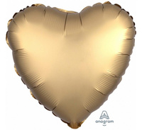 Balon foliowy Gold Sateen Heart