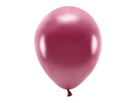 Balony Eco 30cm metalizowane, bordo (1 op. / 100 szt.)