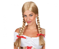 Peruka HEIDI, blond warkocze