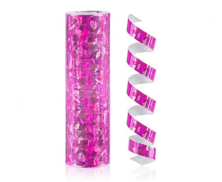 Serpentyny holograficzne fioletowe/ 24 szt.