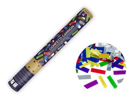 Tuba z konfetti, mix, 40cm