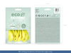 Balony Eco 26cm pastelowe, żółty (1 op. / 10 szt.)