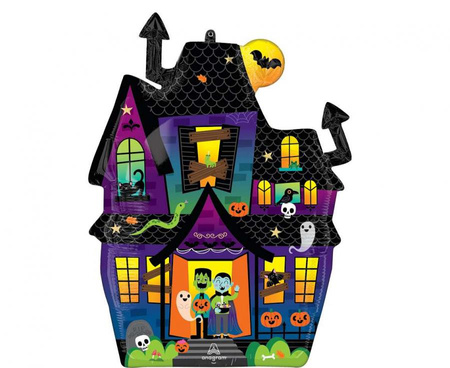 Balon foliowy SuperShape Haunted Manor, 53cm w x 68cm