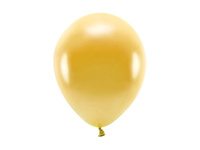 Balony Eco 26cm metalizowane, złoty (1 op. / 100 szt.)