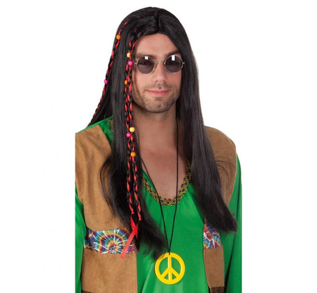 Peruka Flower Power, hipis