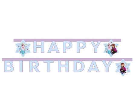 Baner Happy Birthday Frozen