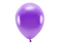 Balony Eco 30cm metalizowane, fiolet (1 op. / 10 szt.)