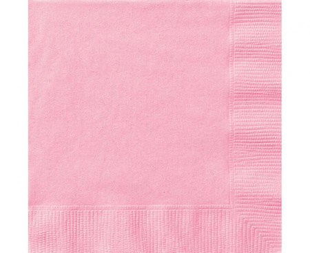 Serwetki papierowe różowe, 20 szt.