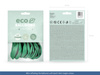 Balony Eco 30cm pastelowe, zielony (1 op. / 10 szt.)