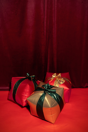 Balony foliowe Prezenty, 34 x 36 cm, mix (1 op. / 3 szt.)