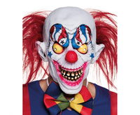 Maska lateksowa Przerażający Klaun