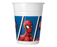 Kubeczki plastikowe  Spider-Man Team Up Marvel, 200 ml, 8 szt.