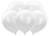 Balony LED 30 cm, biały (1 op. / 5 szt.)
