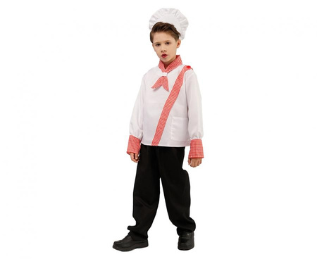 Zestaw dla dzieci Kucharz (kapelusz, top), rozm. 110/120 cm
