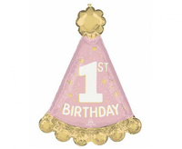 Balon foliowy 18" SHP- Little Miss Wonderful 1st Bday