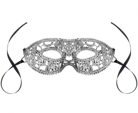 Maseczka ażurowa Srebrna Dama