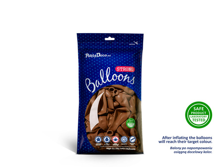 Balony Strong 12 cm, Pastel Mocca (1 op. / 100 szt.)