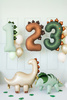 Balon foliowy Cyfra ''1'' Dinozaur, 92cm, mix