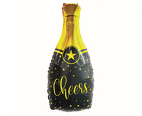 Balon foliowy Szampan - Cheers, 35x76 cm