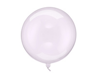 Balon Kula, 40cm, transparentny fiolet