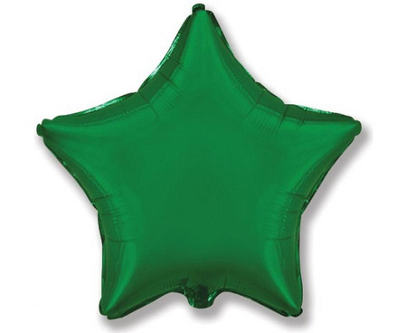 Balon foliowy 18" - "Gwiazda" (zielona)
