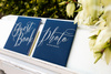 Księga Gości Guest book, 20x24,5cm, granatowy, 22 kartki