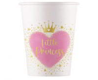 Kubeczki papierowe My little Princess FSC, 200 ml, 8 szt.