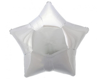 Balon foliowy JUMBO - "Gwiazda" (srebrna)