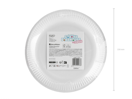 Talerzyki Koci Domek Gabi, mix, 23 cm (1 op. / 6 szt.)