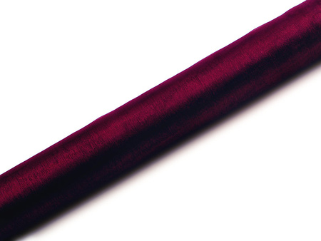 Organza Gładka, bordo, 0,36 x 9m (1 szt. / 9 mb.)