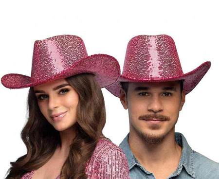 Kapelusz Rodeo, różowy