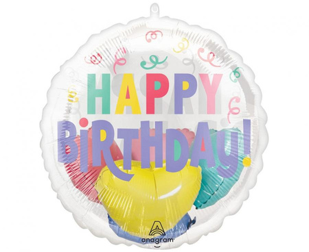 Balon foliowy Insider Pastel confetti birthday
