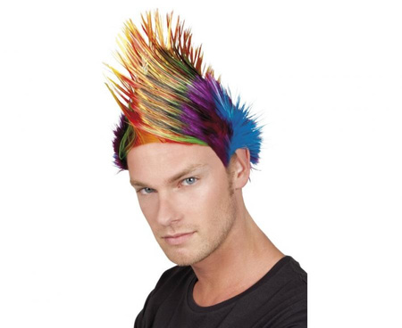 Peruka SPIKY MIKE, multikolor