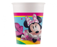 Kubeczki papierowe Minnie Rainbow Makes Me Smile, 200 ml, 8 szt.