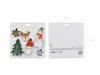 Wykrawacze do ciastek Merry Christmas, srebrny (1 op. / 6 szt.)