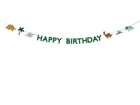 Baner Happy Birthday Dino, 3 m, mix