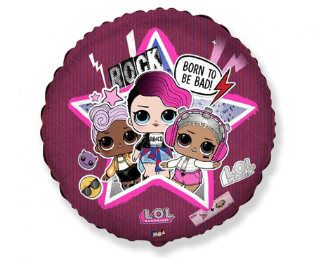 Balon foliowy 18" - LOL: Born To Be Bad