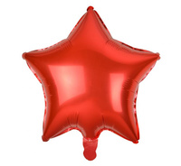 Balon foliowy "Gwiazda", czerwona, 19"