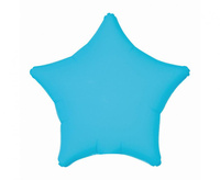 Balon foliowy Gwiazda, fluor niebieski, 19