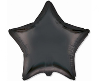Balon foliowy 18" - Gwiazda (satynowy czarny)