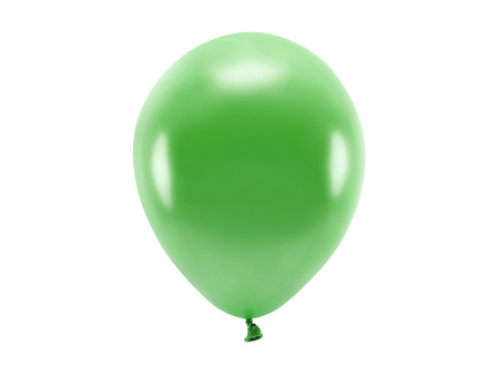 Balony Eco 26cm metalizowane, zielona trawa (1 op. / 100 szt.)