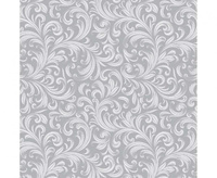 Serwetki papierowe Wallpaper Ornament Silver, 33 x 33 cm,  20 szt.