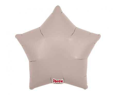 Balon foliowy, gwiazda 15", Warm Gray, 5 szt.