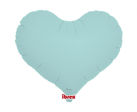 Balon foliowy, serce Jelly 14, Pastel Blue, 5 szt.