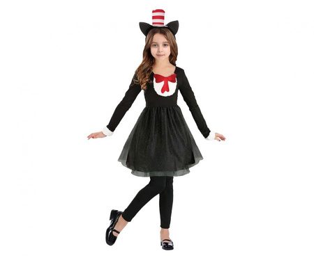 Zestaw dla dzieci Kotek dziewczynka (opaska, sukienka, spodnie), rozm. 110/120 cm