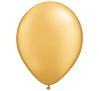 Balon 11", metalik złoty / 100 szt.