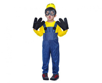 Zestaw dla dzieci Żółty Ludzik chłopiec (czapka, kombinezon, rękawiczki, okulary), rozm. 110/120 cm