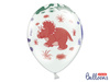 Balony 30cm, Dinozaury, Pastel Pure White (1 op. / 50 szt.)