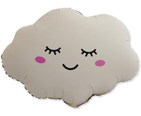 Balon foliowy 24" - Chmurka (matowa Creamy Latte)