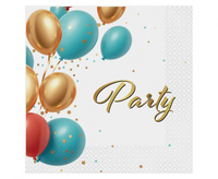Serwetki pap., Party, 33 x 33 cm, 20 szt. BB